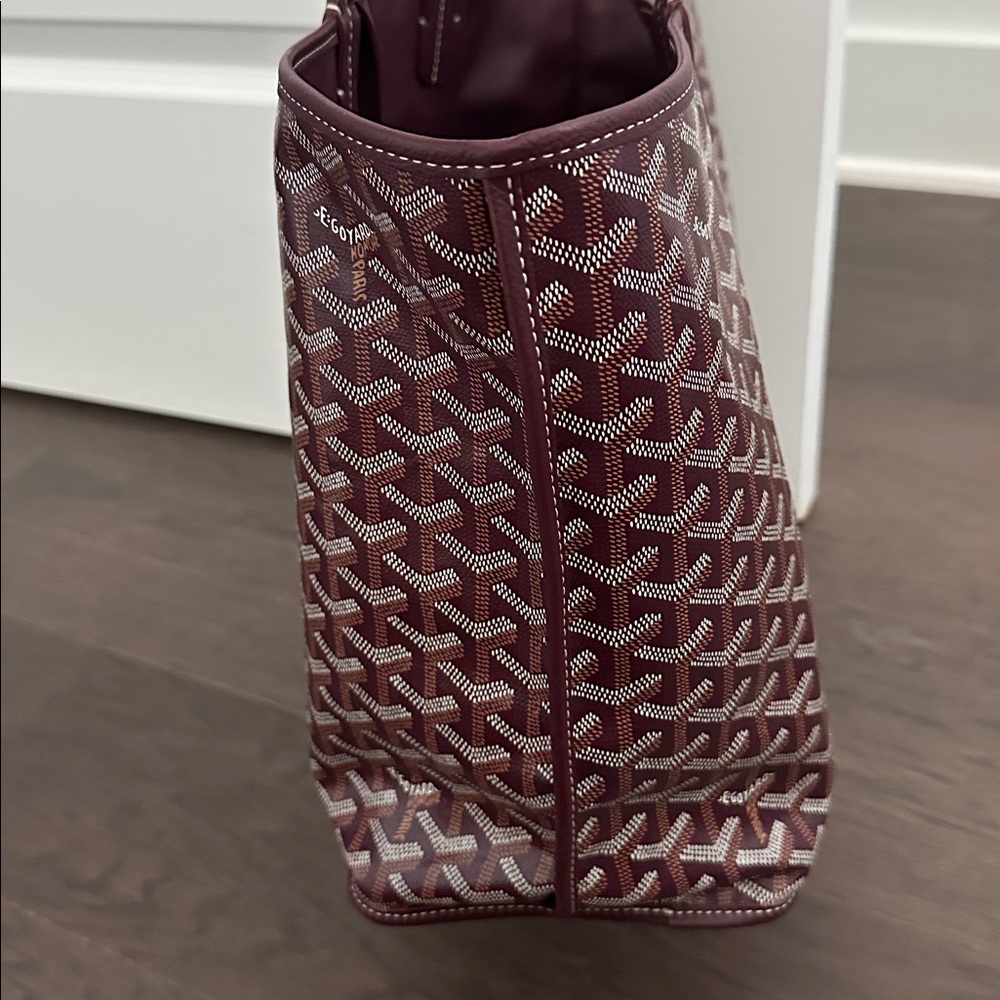 Goyard Anjou PM Bag Burgundy - Picture 4 of 12